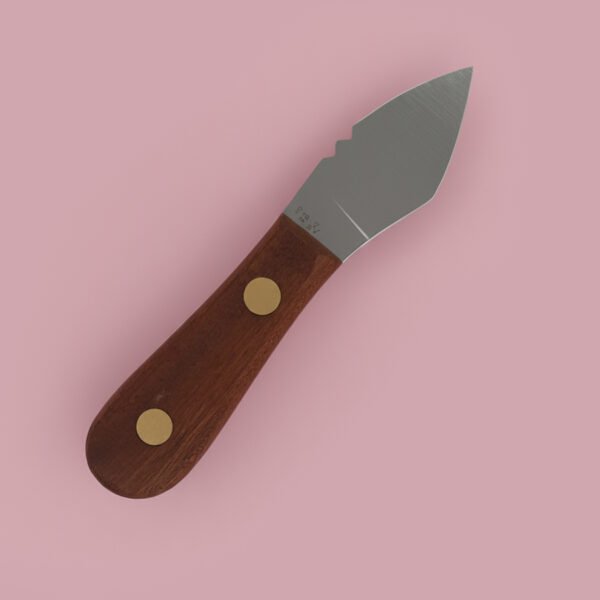 couteau à huitres forme crapaud