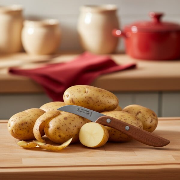 épluchette manche bois sapelli