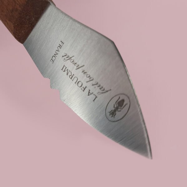 lame acier trempé du couteau à huitre forme crapaud