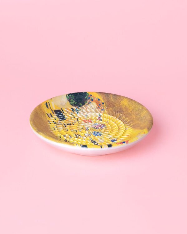 assiette à râper Klimt, céramique artisanale