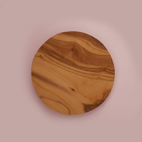 dessous de plat en bois d'olivier